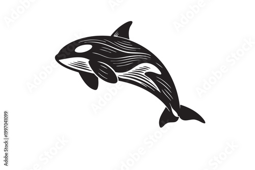 Underwater Marine Animal Silhouette Vector Set – Ocean Creatures Mandala, Sea Life SVG, Turtle Dolphin Fish Shark, Black Tribal Clipart