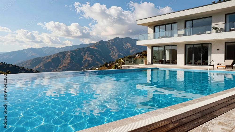 Fototapeta premium luxury swimming pool
