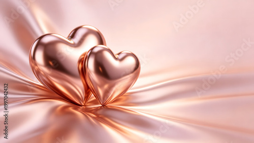 520 Romantic Liquid Metal Heart Art
