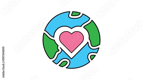love earth animation footage