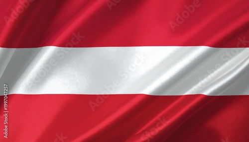 Free Download The Austrian flag waves with red-white-red stripes, symbolizing national identity, history, and pride, presented dynamically with texture and motion as one of the world’s oldest emblems. - GFXLoad