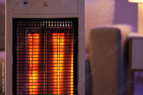 Electric heater in living r...
