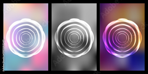 Abstract colorful rainbow background with circular spiral pattern and fingerprint-like swirl design in vector style suitable for business or mosquito repellent concept