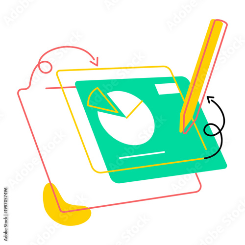 Drawing style icon of a smartphone
