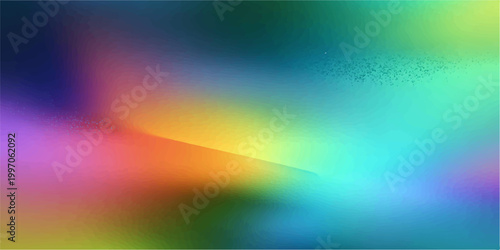 A vibrant abstract rainbow background features a bright motion blur design with colorful swirls of blue, pink, and yellow light creating an energetic art texture for a modern wallpaper backdrop