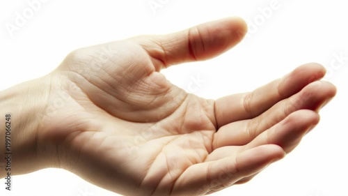 A pair of hands extended towards each other with palms facing up, symbolizing openness and need