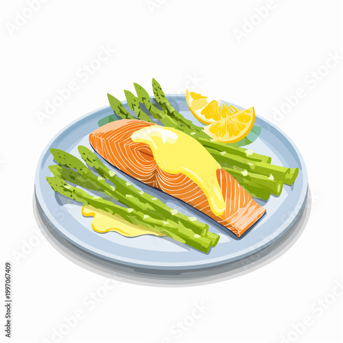 Lachs mit Spargel & Hollandaise