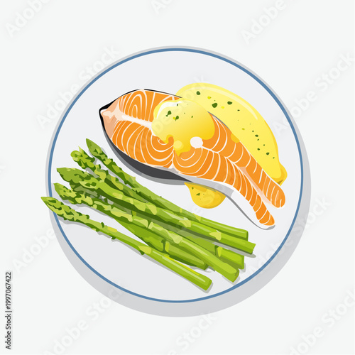Lachs mit Spargel & Hollandaise