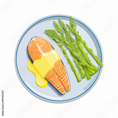 Lachs mit Spargel & Hollandaise