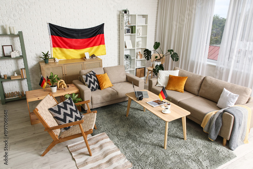 Interior of living room wit...