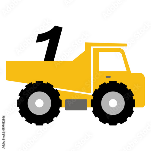 Construction Truck 1st Birthday