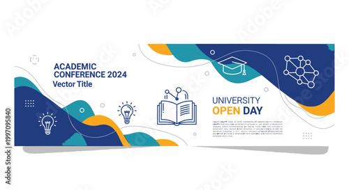 University Open Day Flyer Template Design.