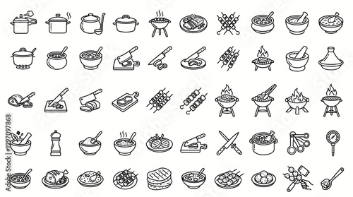 Islamic Qurban Process Icons
