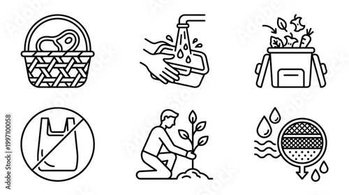 Islamic Qurban Process Icons