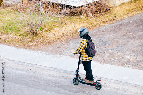 trottinette électrique dans la ville de Québec