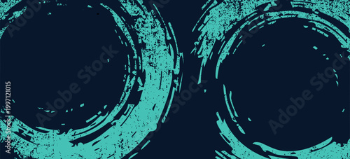 abstract line and sphere fantasy background gradient cyan colored