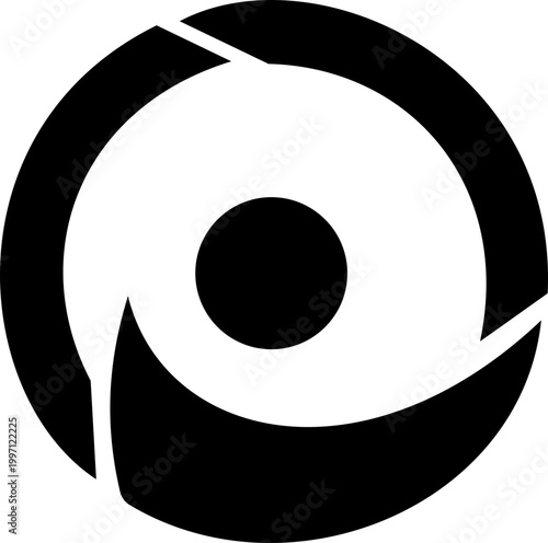 Camera shutter icon aperture lens diaphragm photography symbol vector pack, camera iris shutter circle icons, flat and line style black icons isolated on transparent background