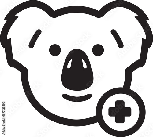 Cute funny cartoon dog with a bone playing happily with a cat in a smiling vector icon design