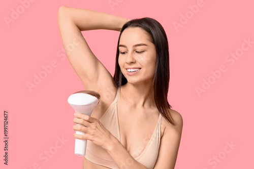 Beautiful young woman with ...