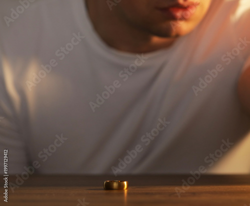 Wedding ring. Man Wedding. Man dream. Life. Background. Dream