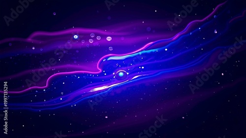 Macro shot of glowing liquid or gelatinous substance in a surreal sci-fi style. AI Generative