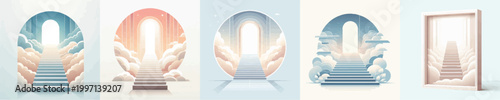 Vector of stairway to heaven
