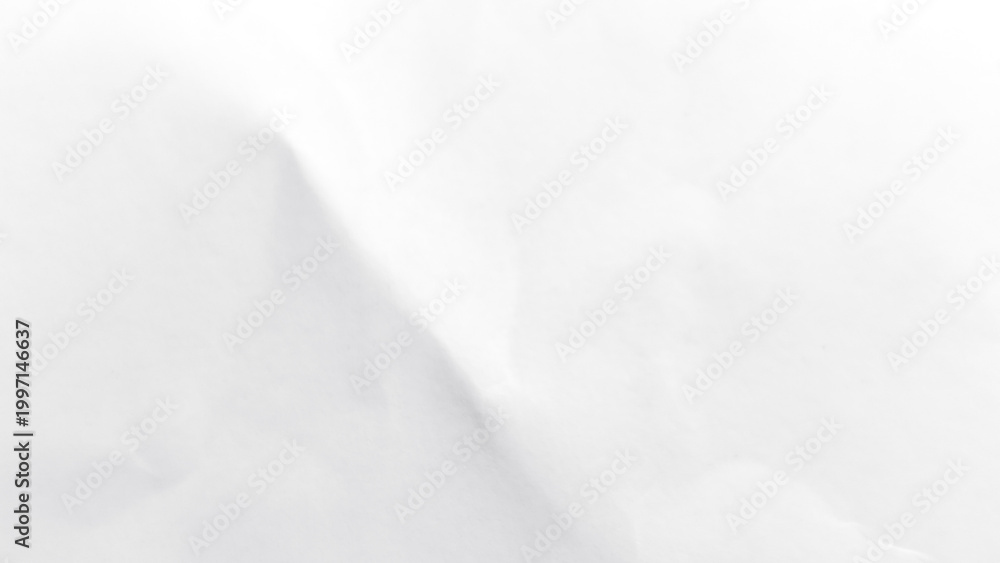 Fototapeta premium White crumpled paper texture background. White wrinkled paper texture background