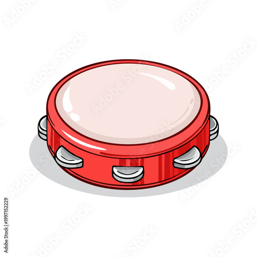 Handheld Percussion Tambourine Instrument for Musical Entertainment