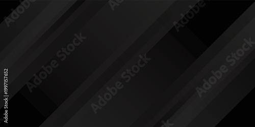 Black abstract background. Elegant dark diagonal shape elements.