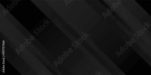 Black abstract background. Elegant dark diagonal shape elements.