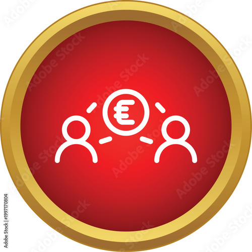 People sending and receiving euro money directly with each other