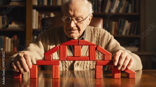 man reading a book