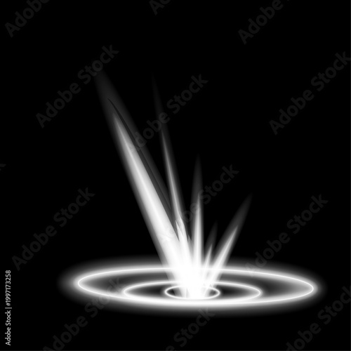 light, stars, space, the cosmos, circles, flashes 54