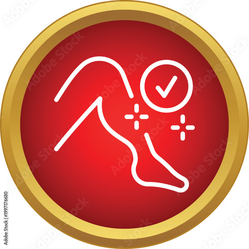 Clean leg getting hair removal treatment and achieving excellent beauty outcome