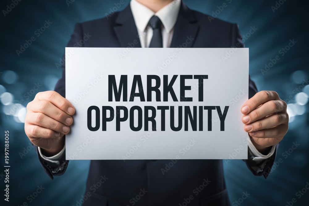 Obraz premium Manager Identifying a New Market Opportunity for Business Growth