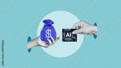 Φωτογραφία Artificial intelligence AI chip investment boom, rising demand for semiconductor