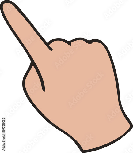 Hand gesture illustration	