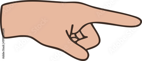 Hand gesture illustration	