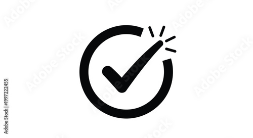 The mark of success. 
Task accomplished.
The signature of victory.
Validated dreams.
Checked and conquered.