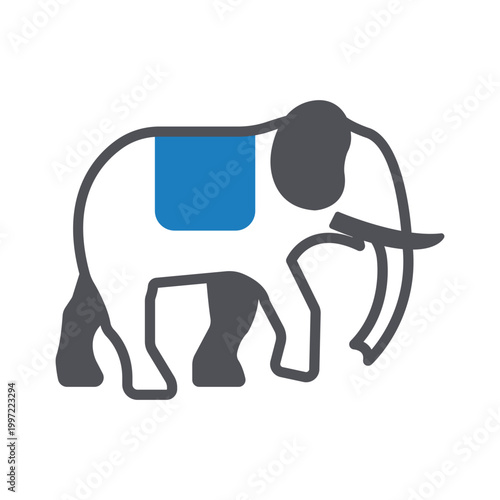 Safari Tour Vector icon which can easily modify or edit