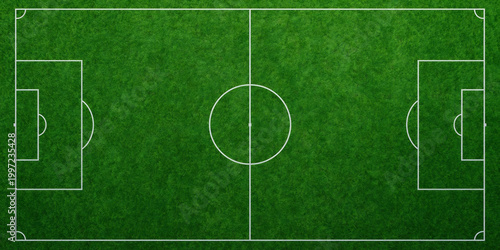 American football field aerial view
