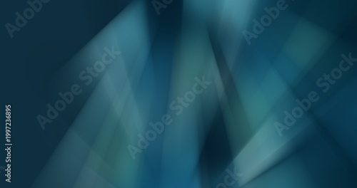 Konstfotografi Modern teal background with abstract diagonal lines and geometric light overlays