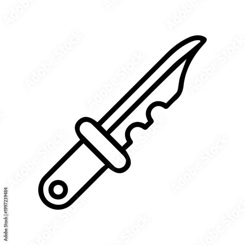 Knife graphic icon
