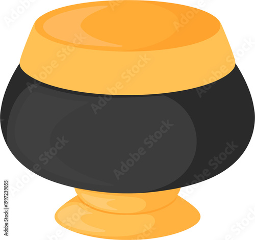 Slika na platnu illustration monk alms bowl