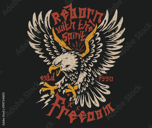 Foto Rock Festival Graphic design for t-shirt
