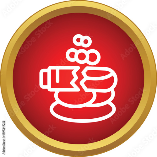 Broken battery leaking toxins and needing disposal