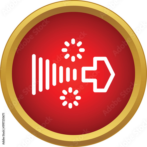 Sound wave propagating and being absorbed by a barrier with noise reduction