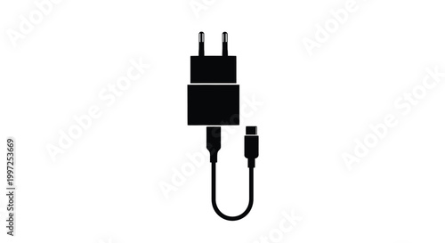 power adapter with usb cable silhouette high quality