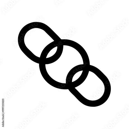 Unity knot symbol, minimalist design, monochrome style, vector graphic, 
