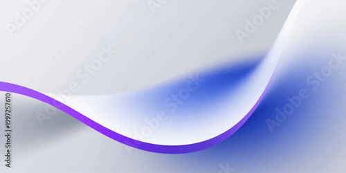 Abstract swirling wave, evokes fluidity, elegance, and modern design, featuring a graceful curve and gradient color.